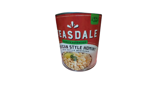 TEASDALE mexican  style hominy ( 6lb, 108 oz)3.06kg