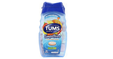 Load image into Gallery viewer, Tums Smoothies Antacid Chewable Tablets, Berry Fusion - 60 Count
