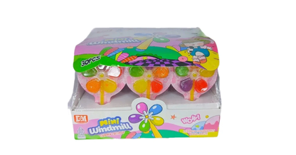 Windmill Gummy Lollipop Candy Wheel Fan