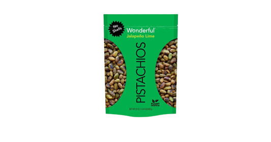 Wonderful Pistachios No Shells, Jalapeno Lime (22 Ounce) 623g