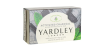Yardley Activated Charcoal Moisturizing Bath Soap, 4.25 oz. Bars