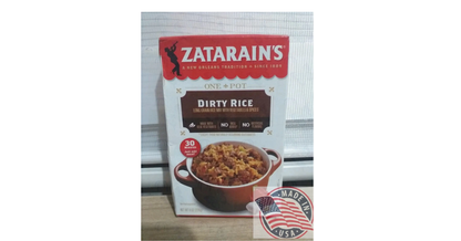 Zatarain's one pot Dirty rice long grain rice mix with vegetables & spices 226g