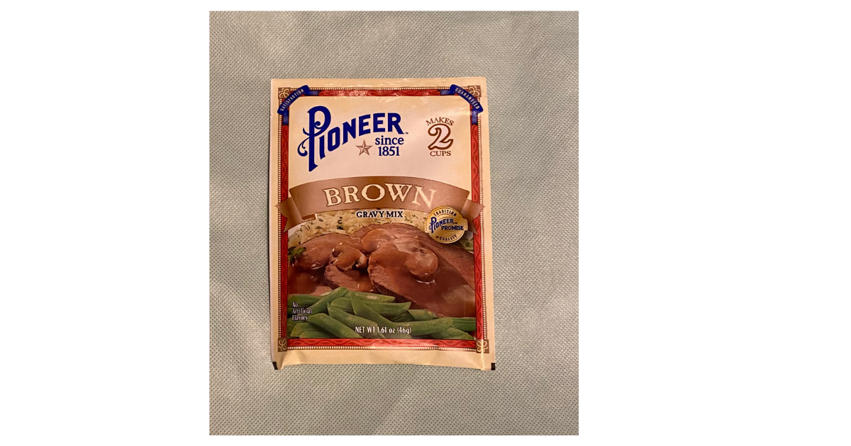 Pioneer Brown Gravy Mix, 1.61 oz(46g)