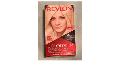 REVLON #05 Permanent color Ultra Light Ash Blonde ammonia free w/keratin (U.S.A)