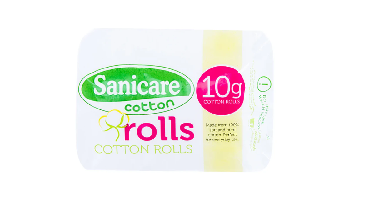 SANICARE COTTON ROLL 10G
