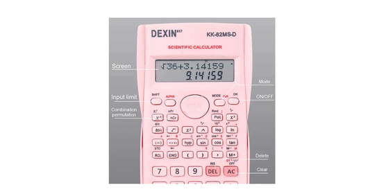 Scientific Calculator with Battery Multifunctional Calculators Stationery Study Supplies Calculators