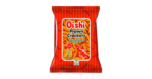 OISHI PRAWN CRACKER SPICY 60g.