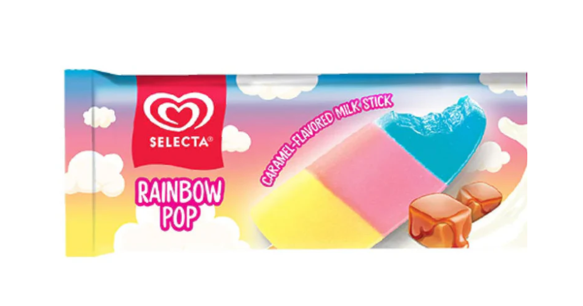 Selecta Rainbow Pop Ice Cream Stick