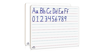 Small Dry Erase Board, Ruled Double-Sided Desk Whiteboard