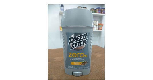 Speed Stick Zero Deodorant for Men, Fresh Woods, 2.7 Oz(76g)