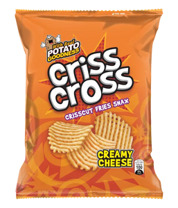 Criss Cross Crisscut Fries Creamy Cheese