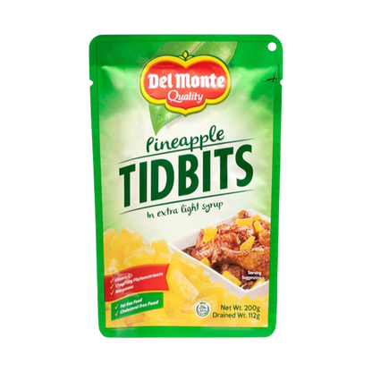 delmonte pineapple tidbits 200g