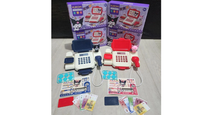 Load image into Gallery viewer, Electric Cash Register Toys Kuromi Sticker Supermarket Cashier Pretend
