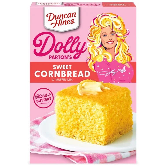 Duncan Hines Dolly Parton's Sweet Cornbread & Muffin Mix, 16 oz.