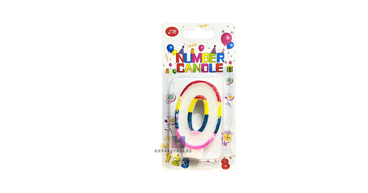 Glitter Coloful Number Candle Happy Birthday Cake Candle Decoration#0