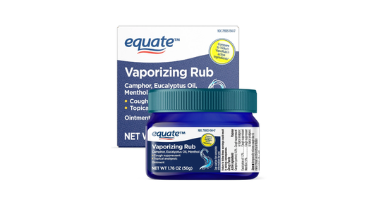 Equate Vaporizing Rub Topical Analgesic & Cough Suppressant Ointment, 1.76 oz