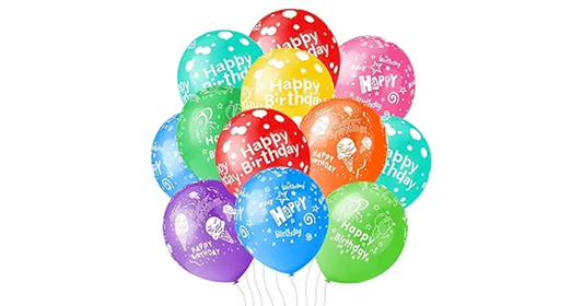 Happy Birthday Balloons 12inch