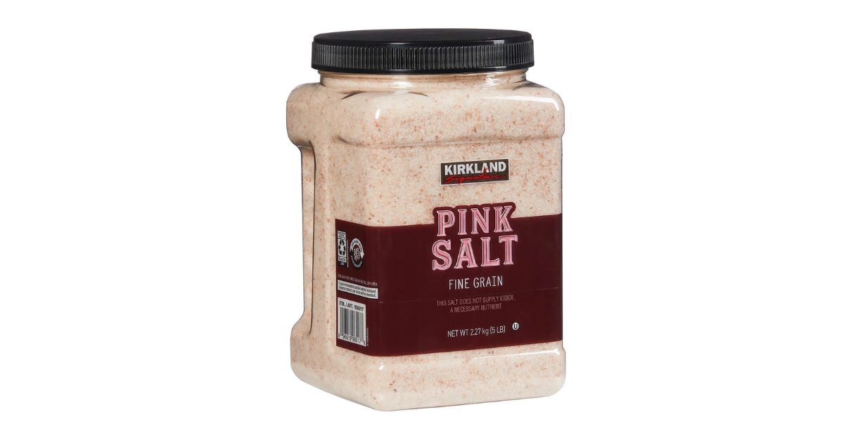 Kirkland Signature Pink Salt Fine Grain 5 Pounds
