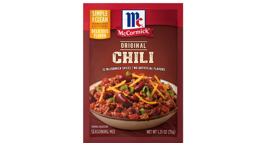 McCormick Original Chili Seasoning Mix, 1.25 oz(35g)