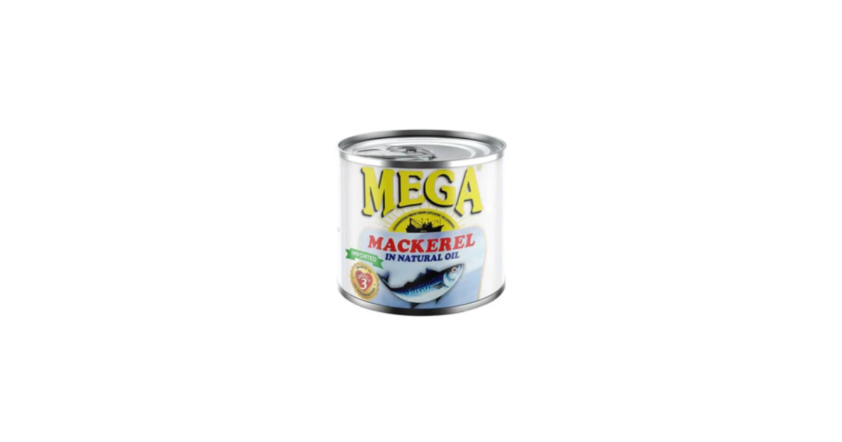 Mega Mackerel in Natural Oil 200g