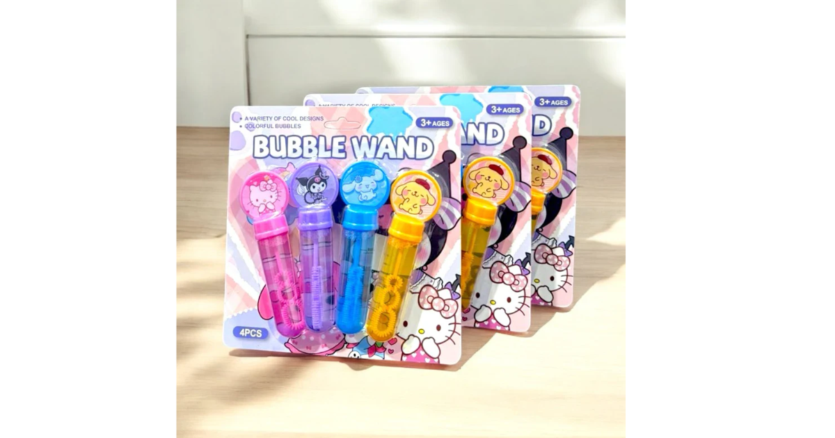 Melody Bubble Toy (4pcs)/Sanrio Bubble Stick Set