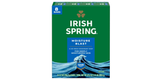 Load image into Gallery viewer, Irish Spring Moisture Blast Deodorant Bar Soap for Men, 3.7 oz Bar (8 Pack)
