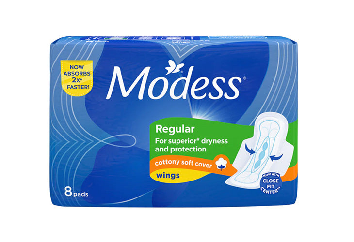 Modess Ultra Thin Regular Sanitary Napkin non Wings