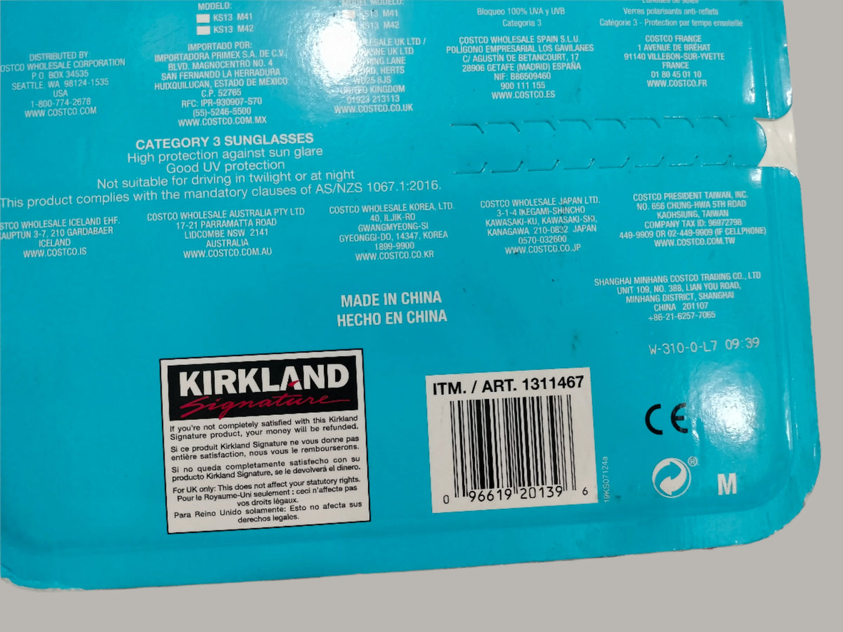 Kirkland Signature Sunglasses