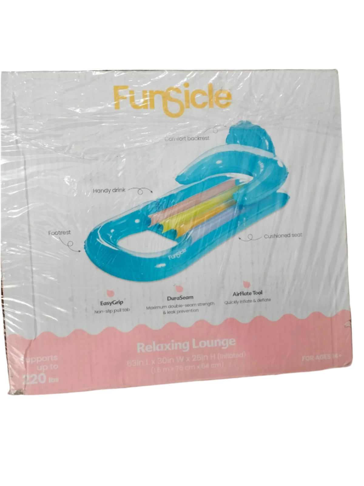 Funsicle - Inflatable Water Lounges for Pools