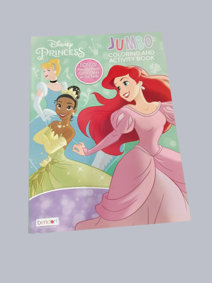 Disney Princess JUMBO COLORING AND ACTIVITY BOOK
