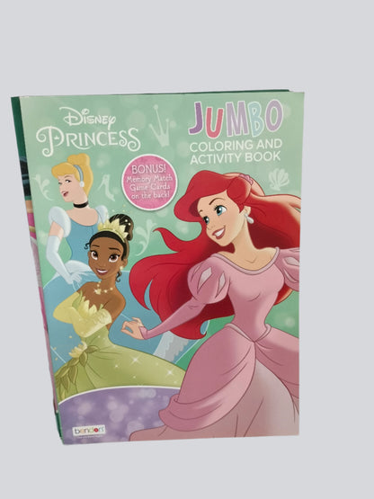 Disney Princess JUMBO COLORING AND ACTIVITY BOOK