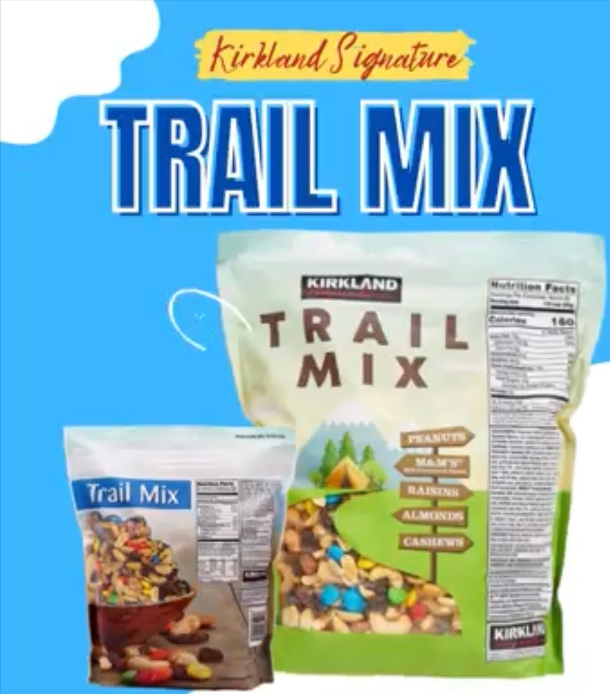Kirkland Signature Trail Mix 4lb (1.81kg)