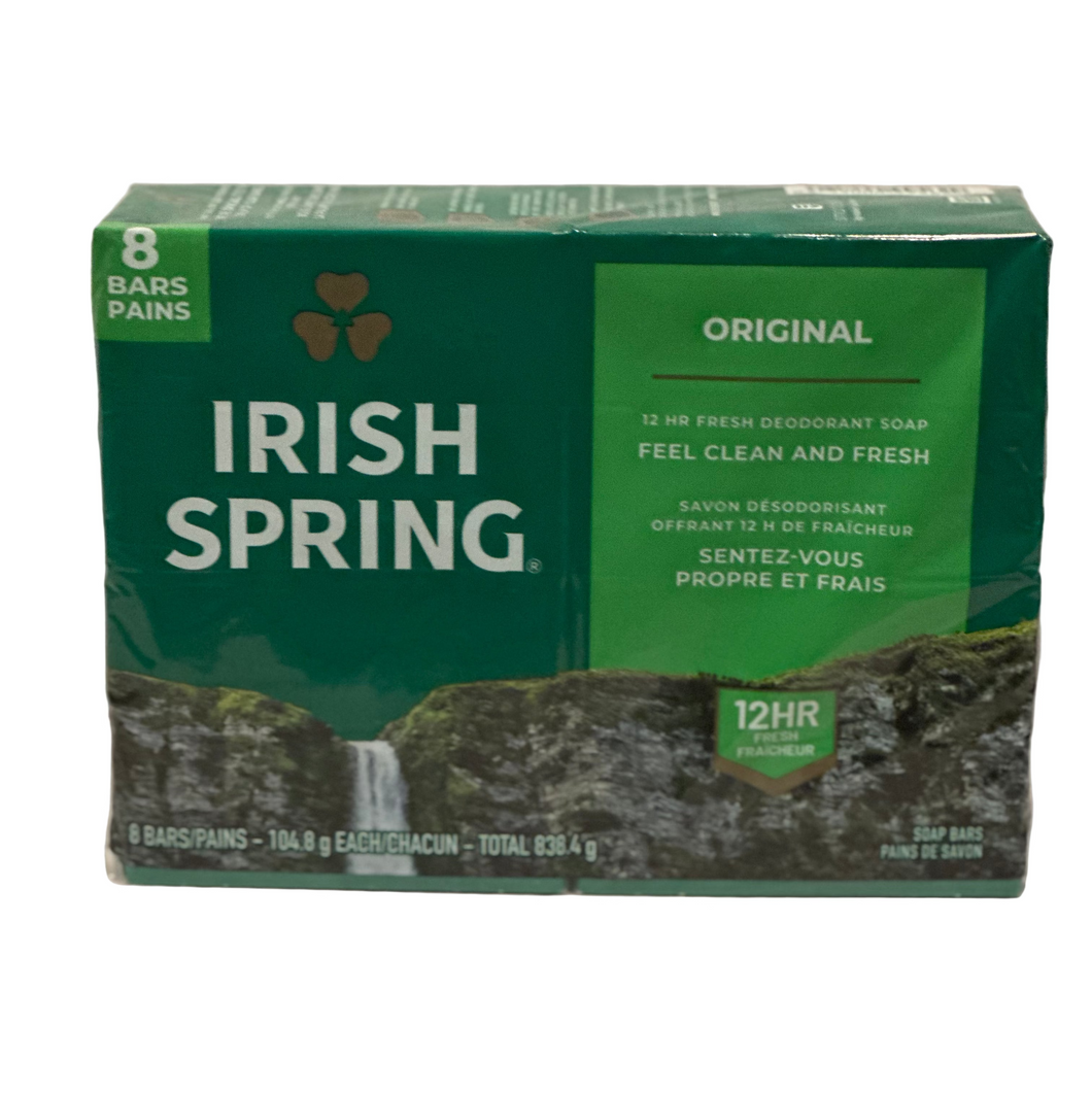 Irish Spring Original Clean 8 Bars  838.4g