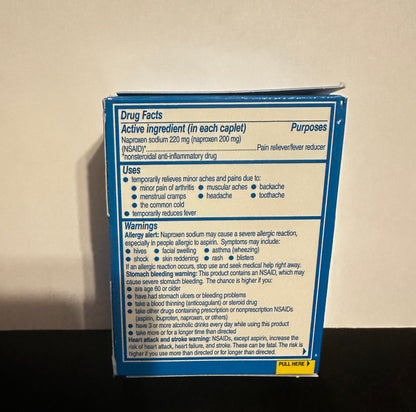 Aleve Caplets, 6-ct Pain Relever/fever reducer
