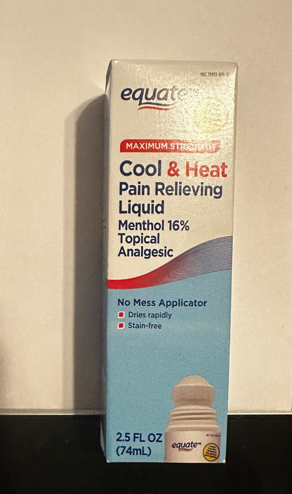 Equate Max Strength Cool & Heat, Joint Pain Relief, 2.5 fl. oz