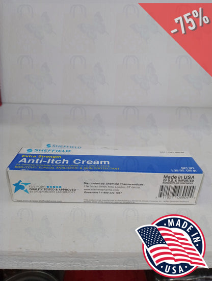 Antihistamine Itch Relief Cream - 1.25 Oz Sheffield On Hand