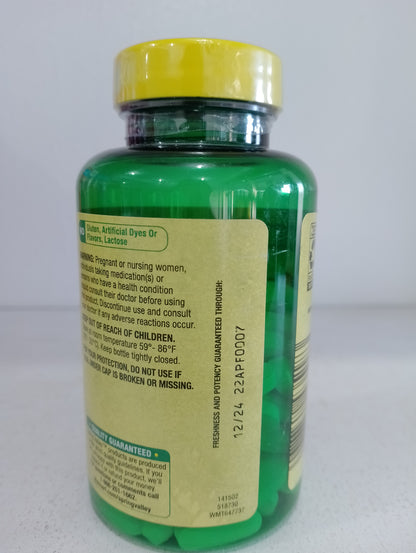 Spring Valley Calcium Bone Health Dietary Supplement Tablets, 600 mg, 100 Count