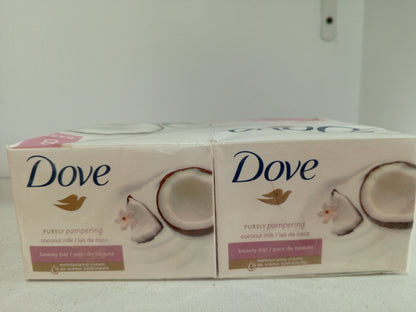 Dove Purely Pampering Beauty Bar, Coconut Milk 4 oz, 8 Bar