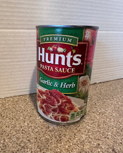 Hunt’s Garlic & Herb Pasta Sauce, 24 oz. Can