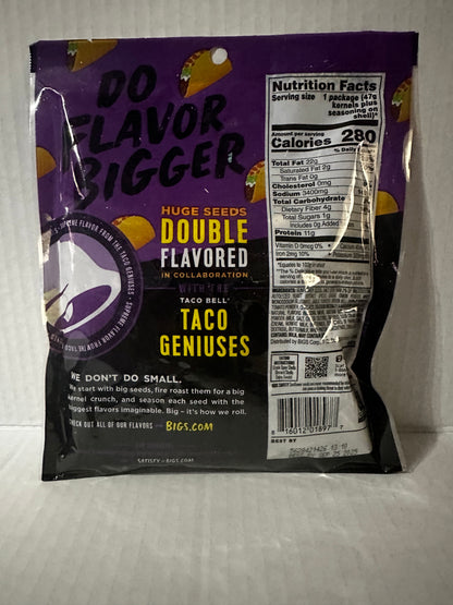 Bigs Taco Supreme Flavored Sunflower Seeds, 3.63 oz. Bags