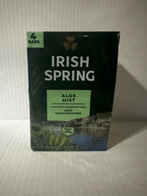 Load image into Gallery viewer, Irish Spring Aloe Mist Deodorant Bar Soap for Men, All Skin Types, 3.7 Ounce, 4 Bar Pack
