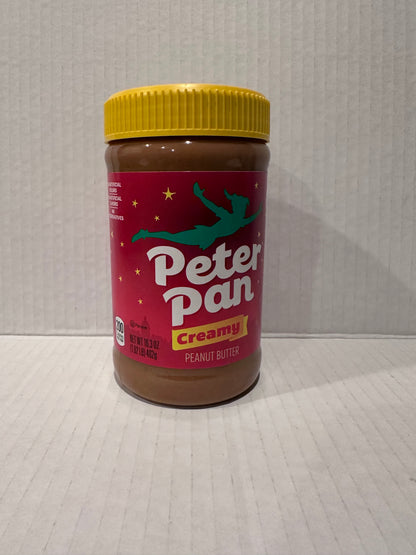 Peter Pan Creamy Peanut Butter,Smooth, Gluten Free Peanut Butter, 16.3 oz Jar