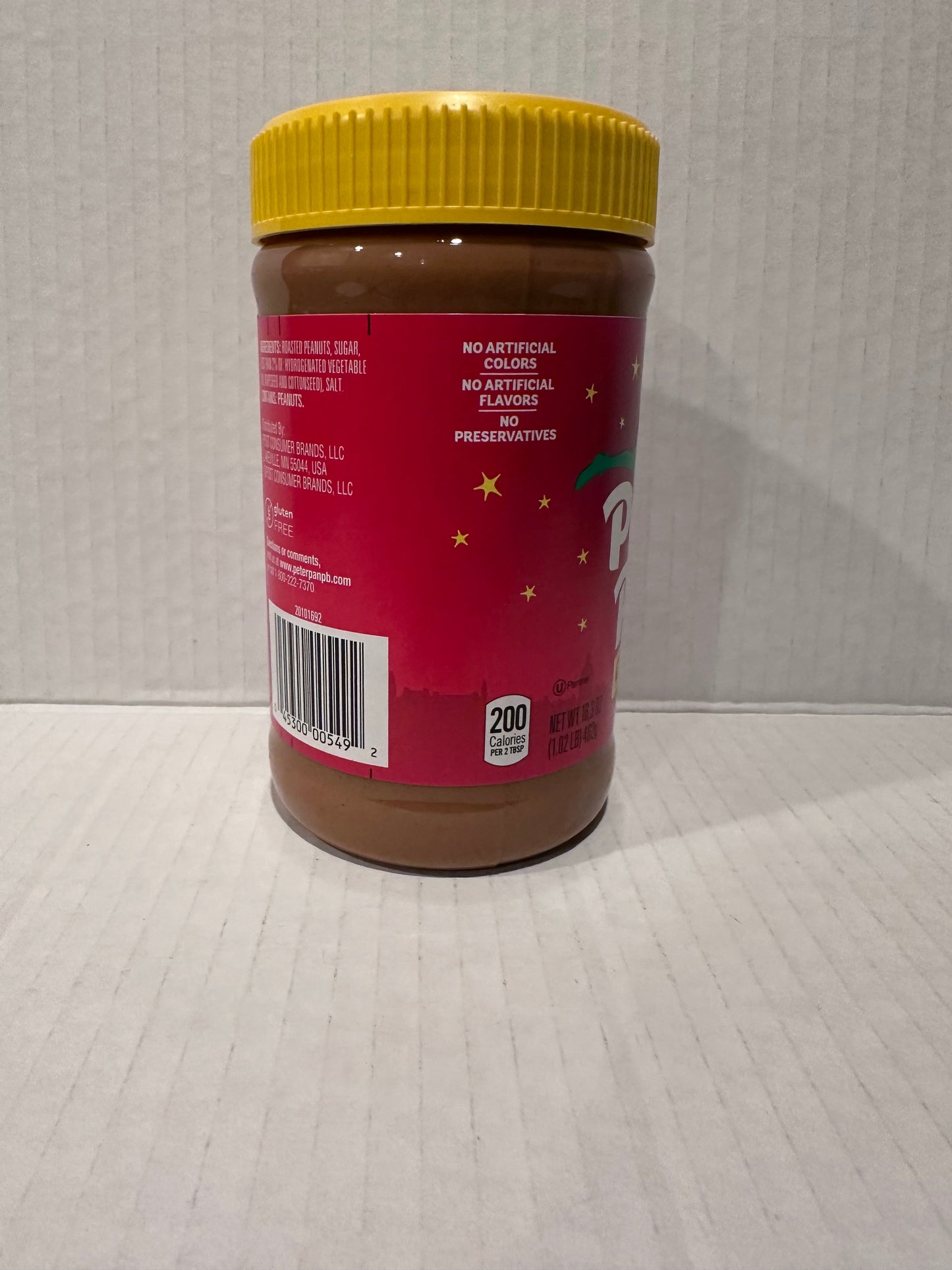 Peter Pan Creamy Peanut Butter,Smooth, Gluten Free Peanut Butter, 16.3 oz Jar