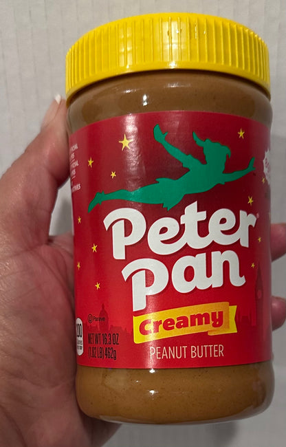 Peter Pan Creamy Peanut Butter,Smooth, Gluten Free Peanut Butter, 16.3 oz Jar