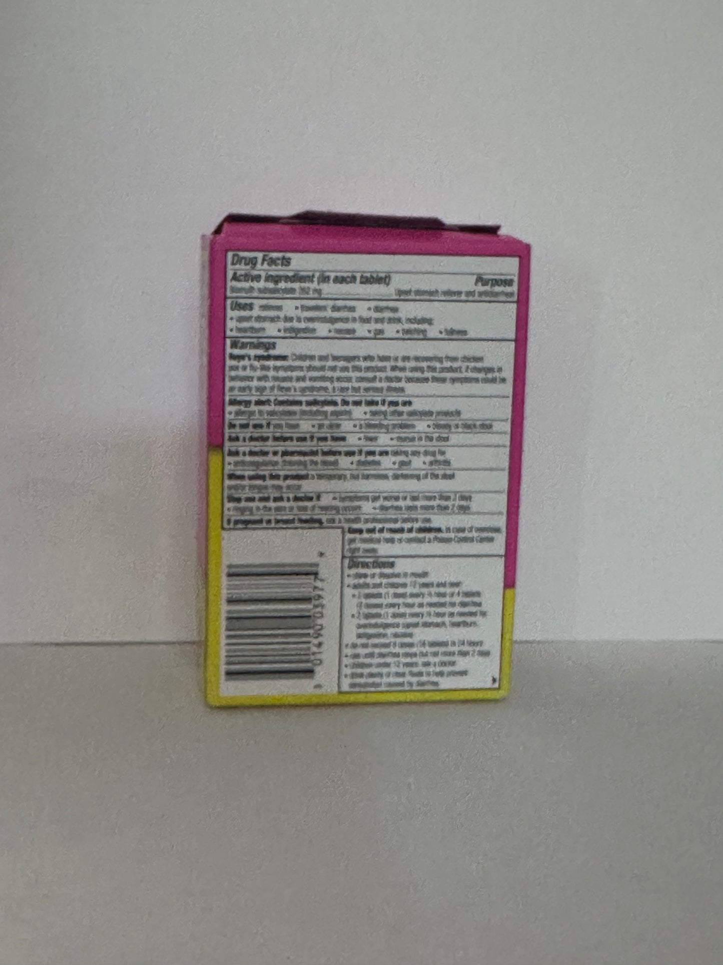Pepto Bismol Chewable Tablets, Indigestion and Anti-Diarrhea Stomach Relief, Original, 30 Count