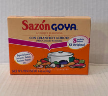 Load image into Gallery viewer, GOYA Sazon with Coriander and Annatto Seasoning Mix, 8 Packets, 1.41 oz Box
