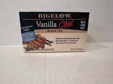 Load image into Gallery viewer, Bigelow Vanilla Chai, Black Tea Bags, 20 Count
