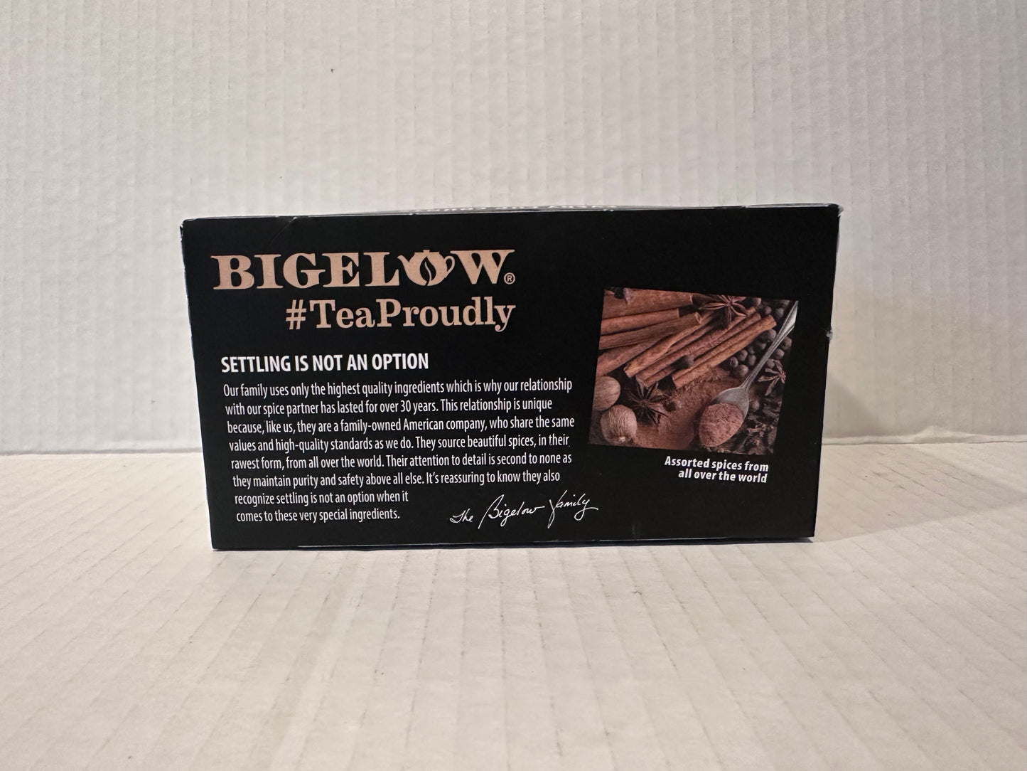 Bigelow Vanilla Chai, Black Tea Bags, 20 Count