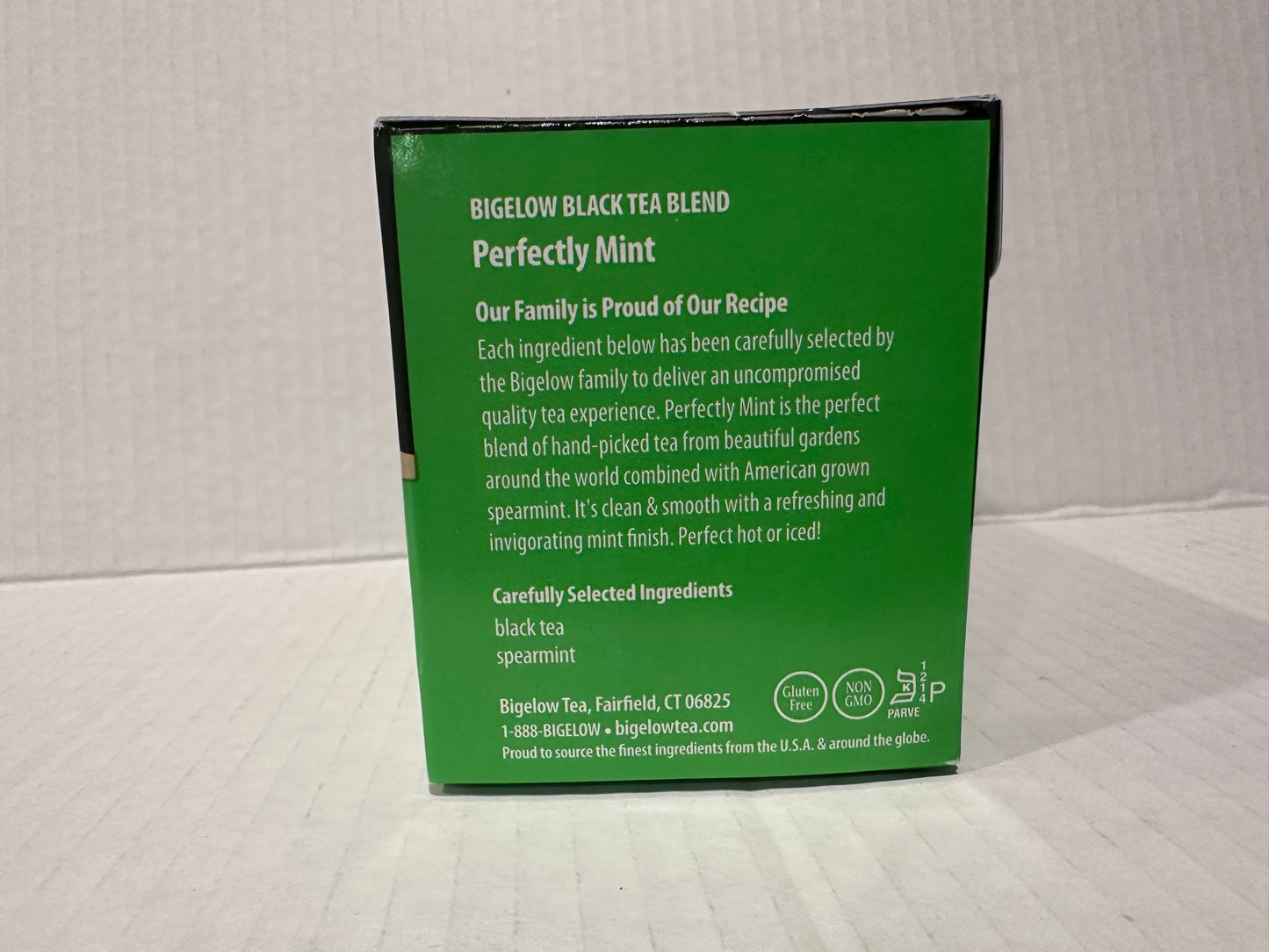 Bigelow Perfectly Mint, Black Tea Bags, 20 Count