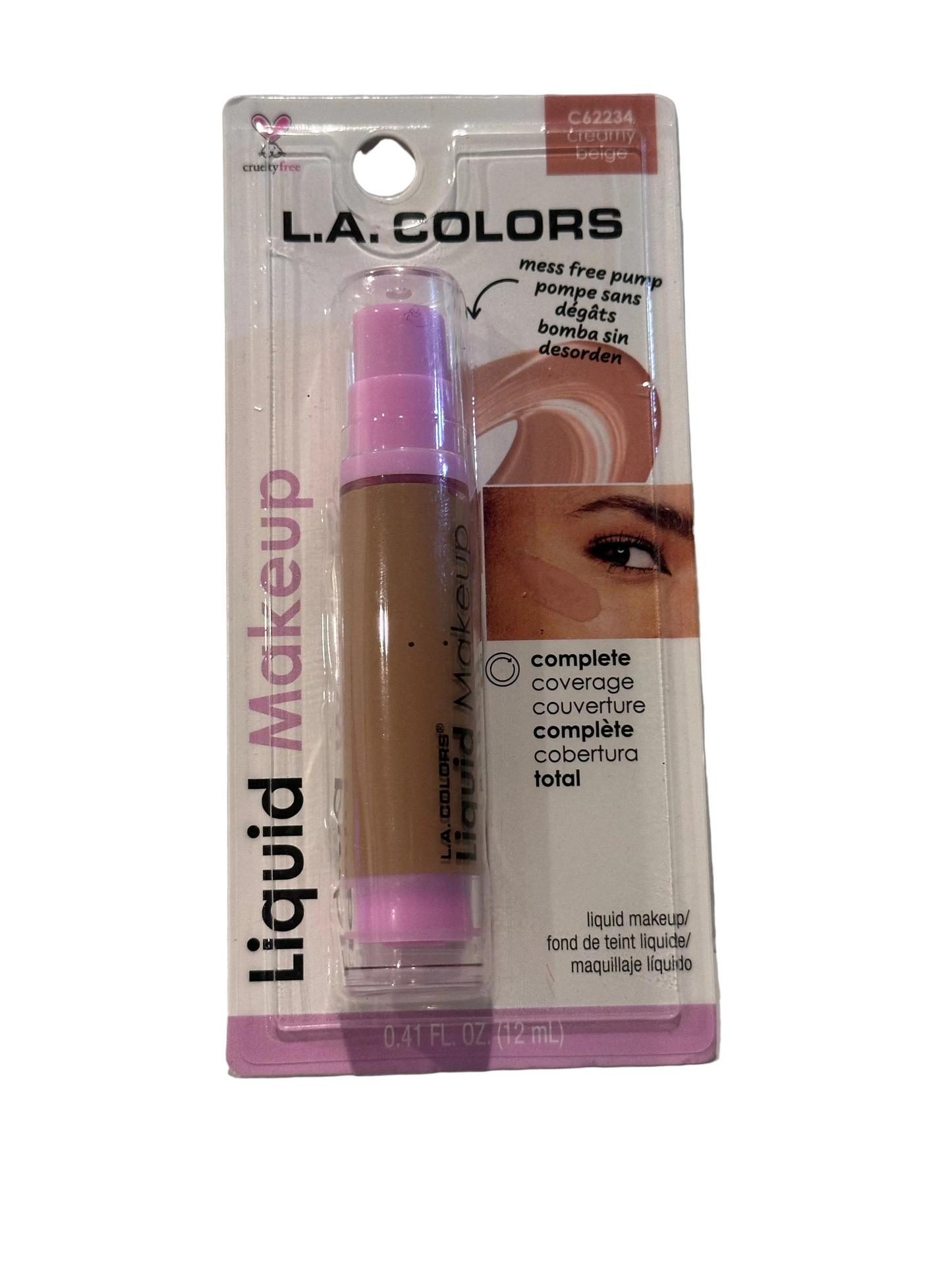 L.A. Colors Liquid Makeup C62234 Creamy Beige
